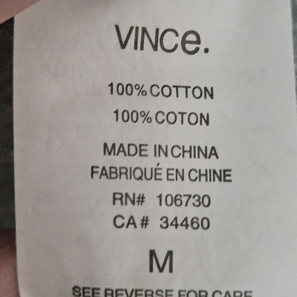 Vince basic top wardrobe staple size medium - Picture 6 of 12